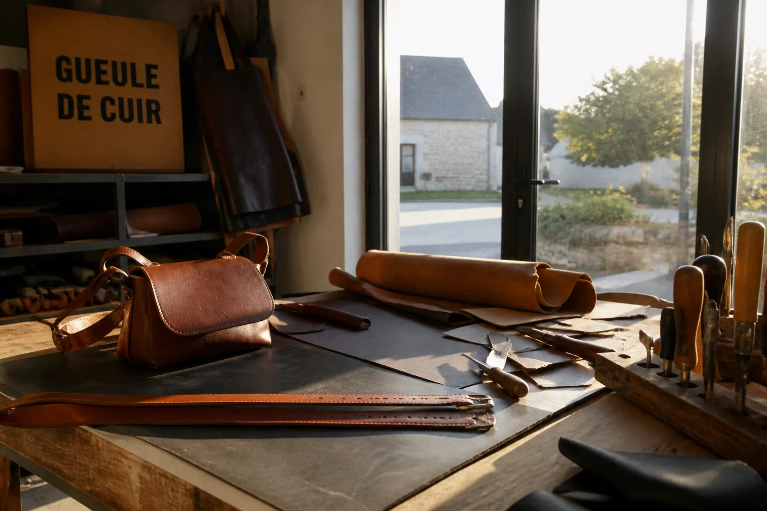 Gueule de cuir : l'artisanat maroquinier s'installe à Monterblanc