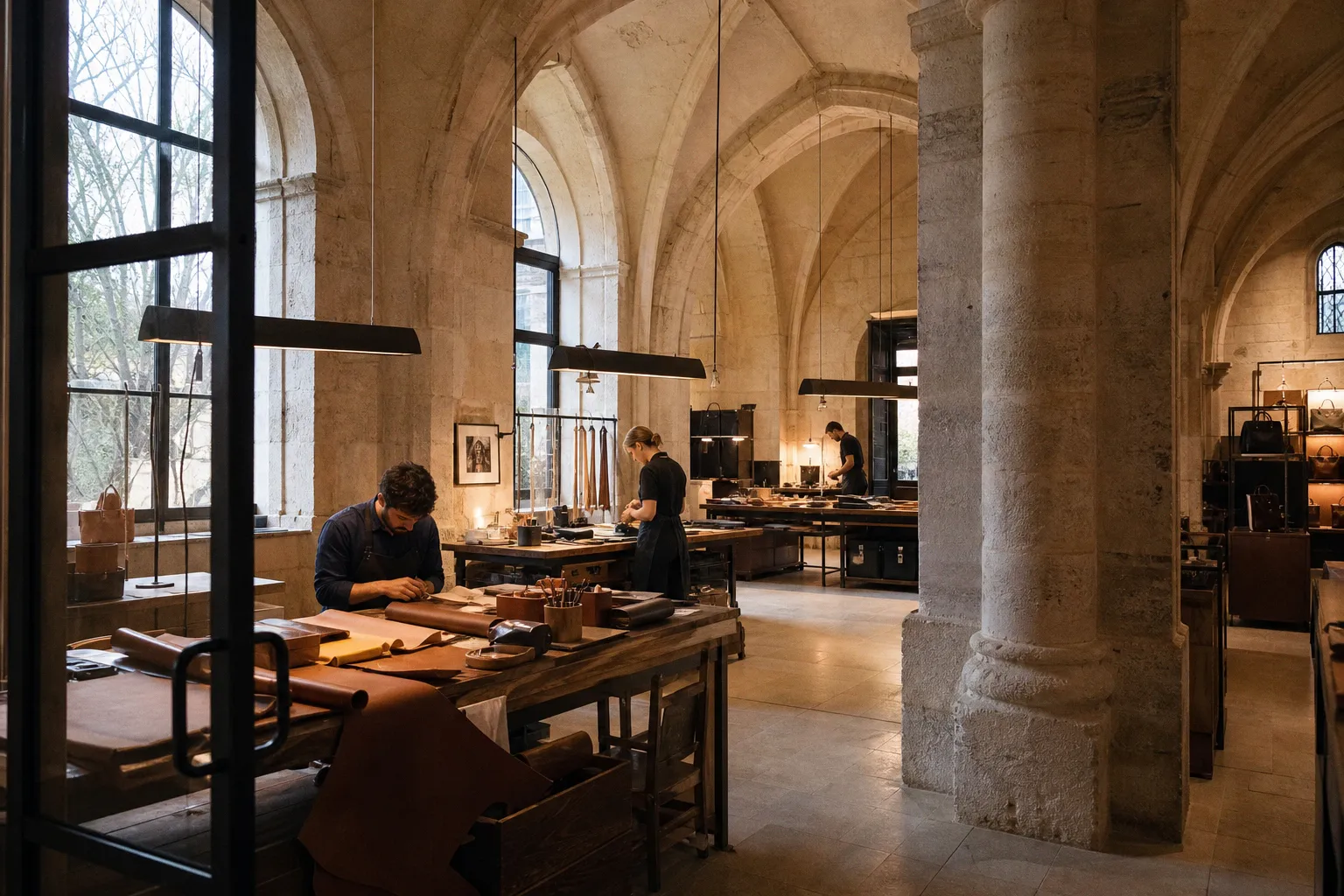 Louis Vuitton installe son savoir-faire maroquinier au cœur de l'abbaye de Vendôme