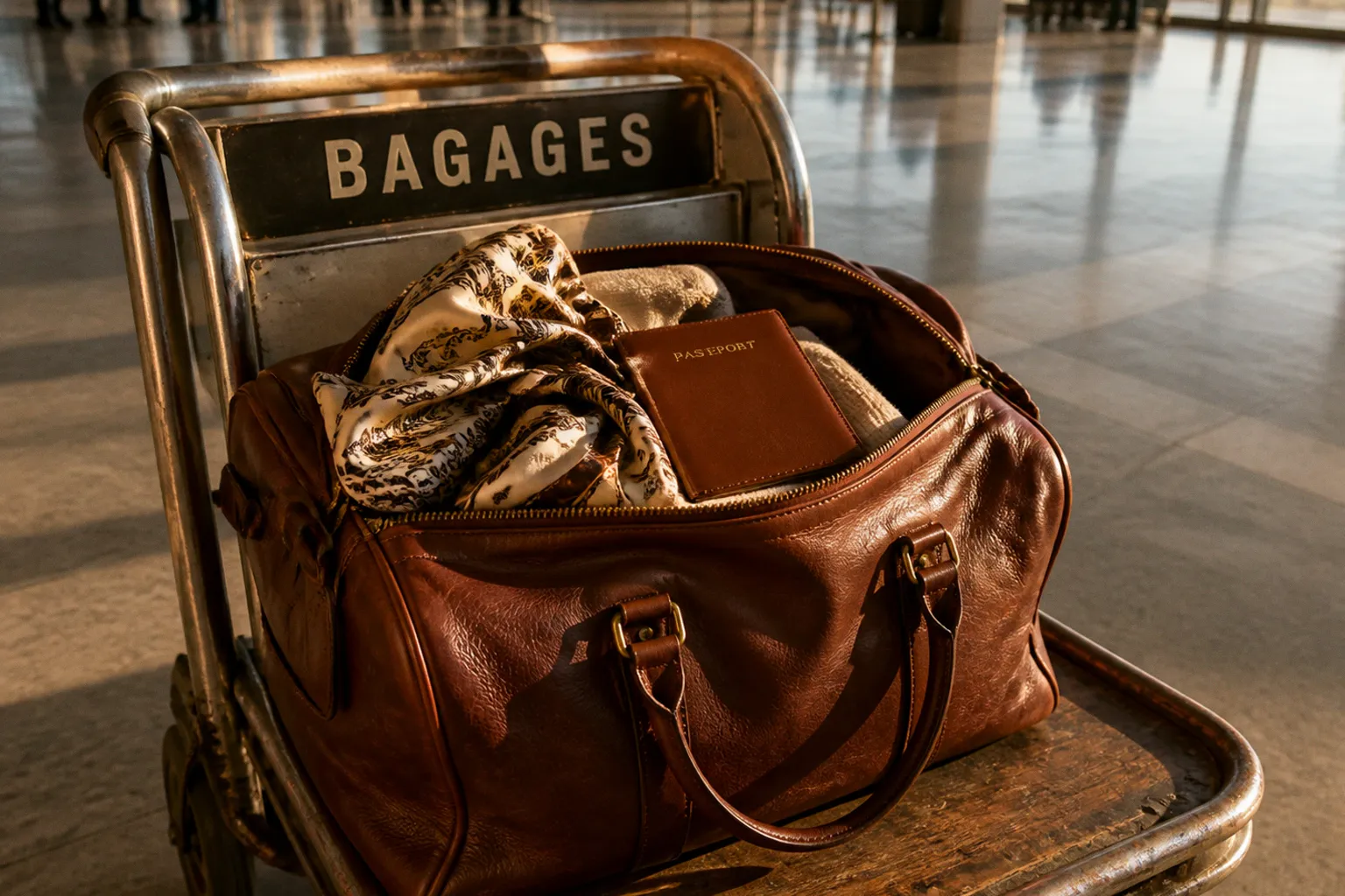 Sac de voyage en cuir : étapes de préparation avant le vol