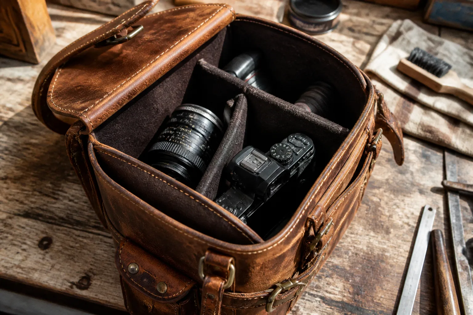 Sac photo en cuir : quel modèle pour votre matériel ?