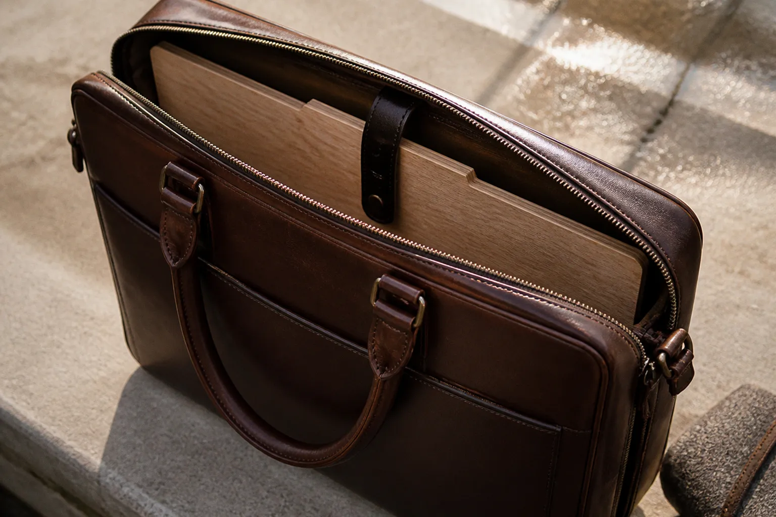Sacoche ordinateur en cuir : 5 astuces anti-déformation