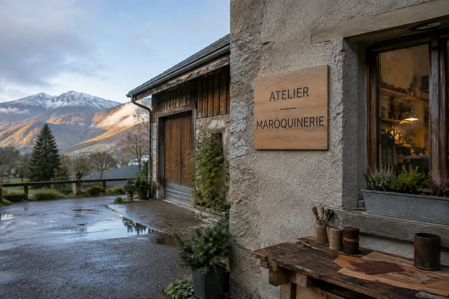 Transmission du cuir en Haute-Savoie : une experte installe son atelier au cœur des Alpes